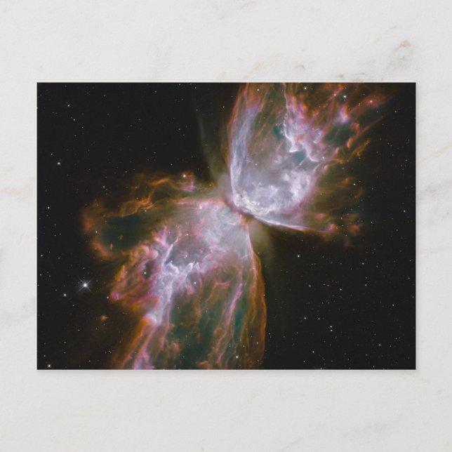 Postal Nebulosa mariposa NGC 6302 (Anverso)