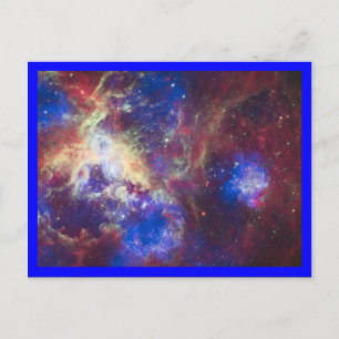 Postal Nebulosa Tarántula Borde Azul