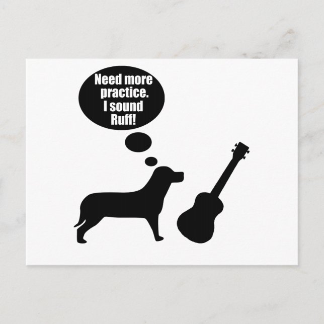 Postal Necesita más práctica (Anverso)