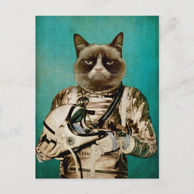 Postal Necesito algo de espacio (Anverso)