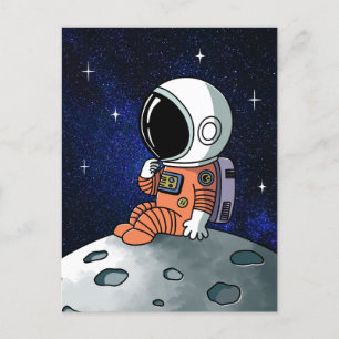 Postal Necesito Espacio, Astronauta, Cosmonauta