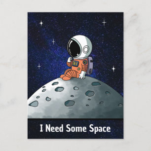 Postal Necesito Espacio, Astronauta, Cosmonauta, Personal