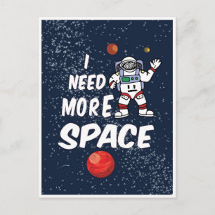 Postal Necesito más espacio,