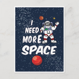 Postal Necesito más espacio,