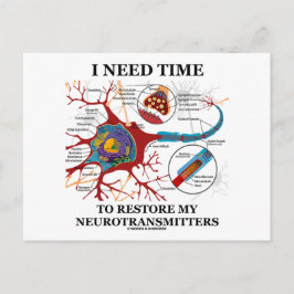 Postal Necesito Tiempo Para Restablecer Mis Neurotransmis