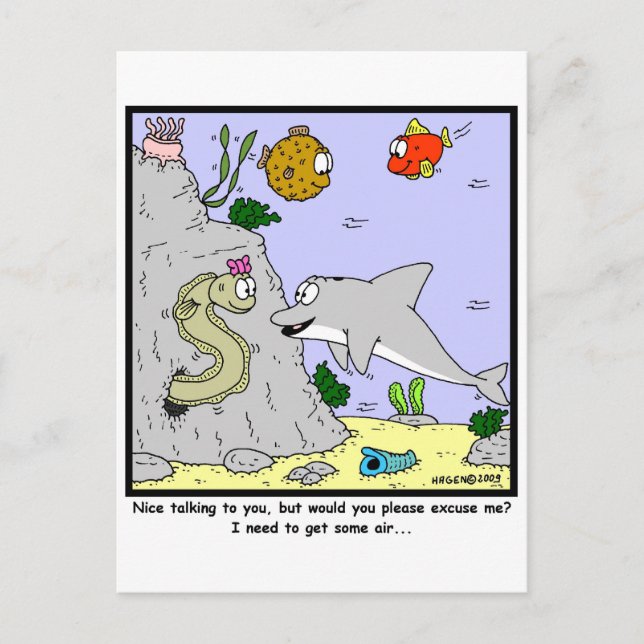 Postal Necesito un poco de aire (Anverso)