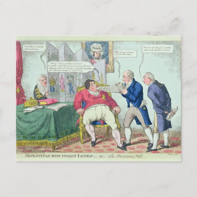 Postal Necessitas Legales no de Habet (Anverso)