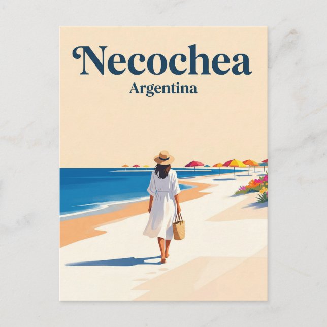 Postal Necochea Argentina (Anverso)