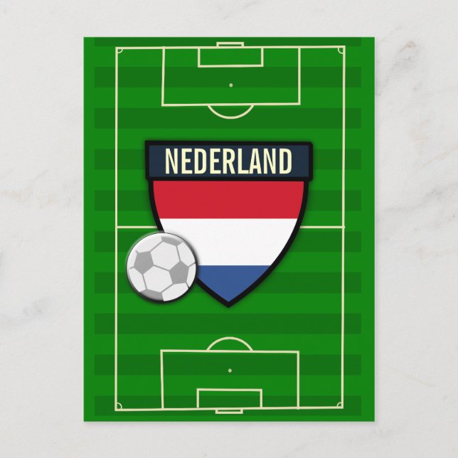 Postal Nederland Netherlands Soccer (Anverso)