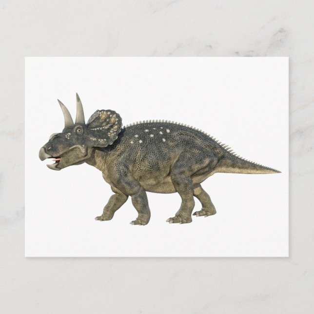 Postal Nedoceratops Dinosaur Running (Anverso)