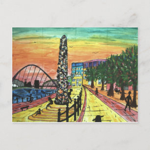 Postal Needle Newcastle Quayside, del herrero