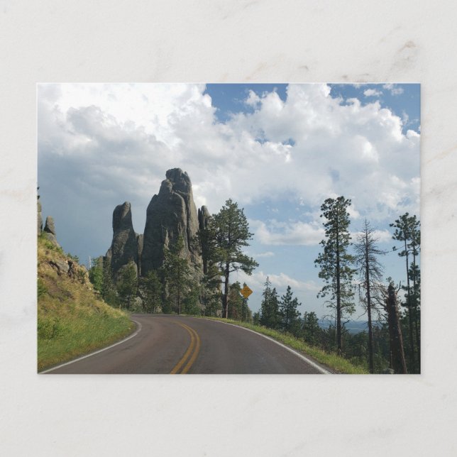 Postal Needles Highway View, Dakota del Sur (Anverso)