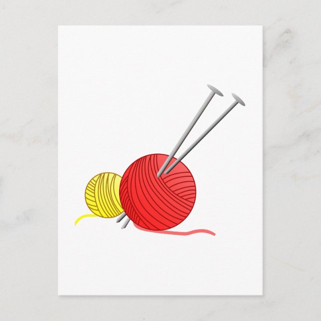 Postal Needles & Yarn (Anverso)