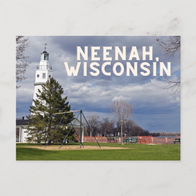 Postal Neenah, Wisconsin (Anverso)