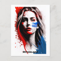 Postal neerlandesa - Retrato - Mundo de las mujere