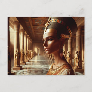 Postal nefertari Civilización Antigua Egipcia Artefacto