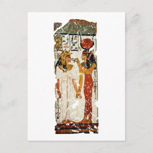 Postal Nefertari con Isis