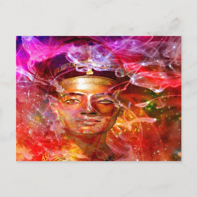 Postal Nefertiti (Anverso)