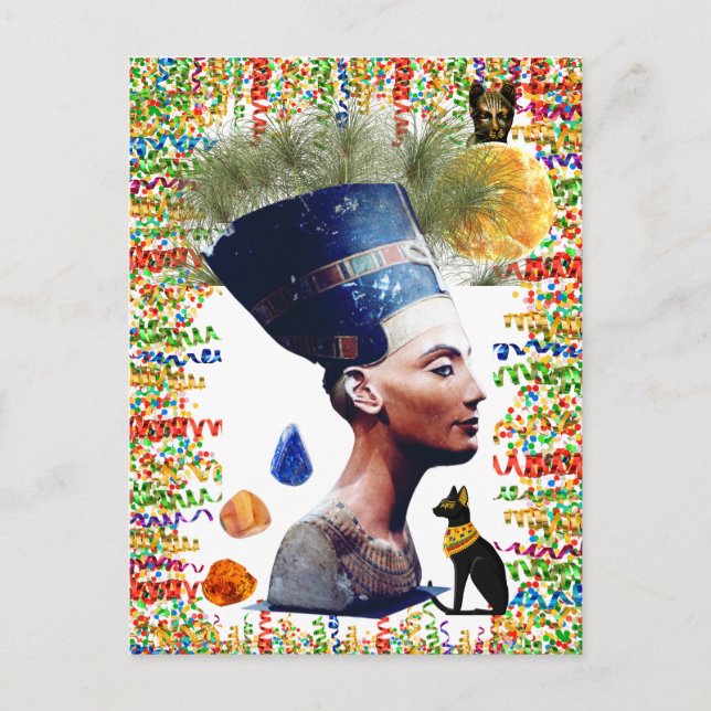 Postal Nefertiti (Anverso)