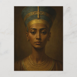 Postal Nefertiti Vintage Style Art