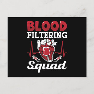 Postal Nefrología del Escuadrón de Filtrado de Sangre de 