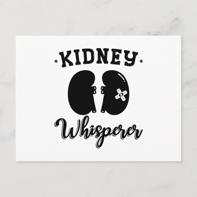 Postal Nefrología Tech Riñon Whisperer Enfermera de diáli (Anverso)