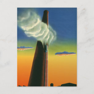 Postal Negocio Antiguo, Fábrica de Silbato de Vapor al Am