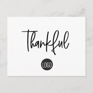 Postal Negocio Personalizado de Agradecimiento a Clientes