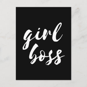 postal negra del jefe del chica