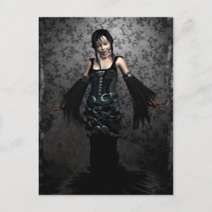 Postal negra gótico