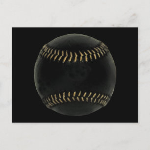 Postal negro de béisbol