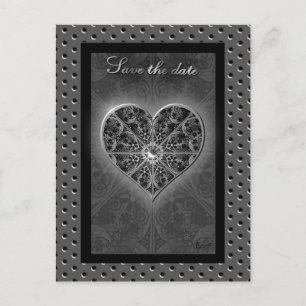 Postal Negro de cerámica de encaje