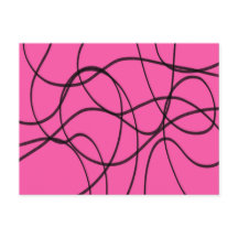 Negro sobre arte de cinta rosa