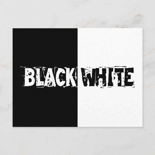 Postal Negro Y Blanco (Anverso)