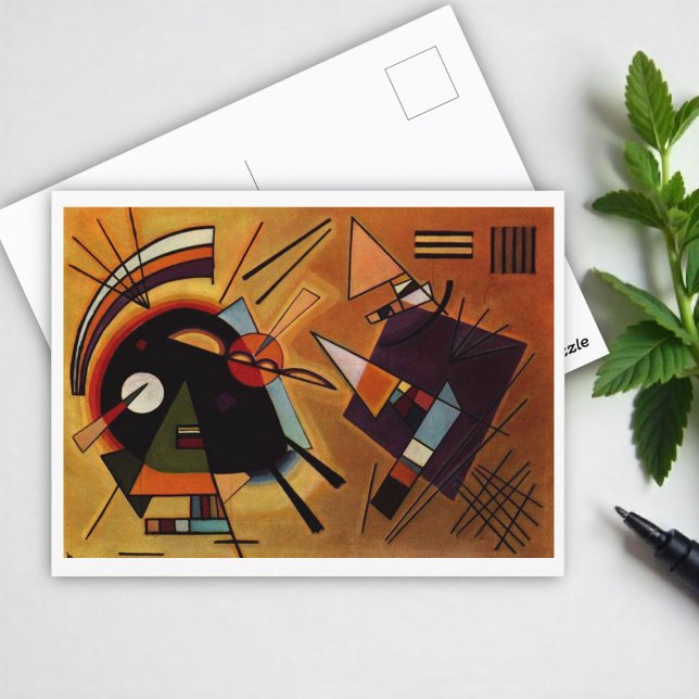 Postal Negro y violeta, Kandinsky, 1923 (Subido por el creador)