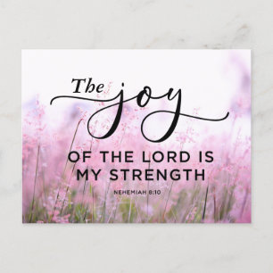 Postal Nehemías 8:10 La alegría de Jehovah es mi fuerza