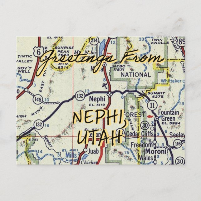 Postal Nehi UT Vintage (Anverso)