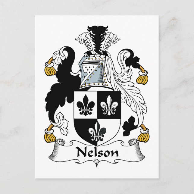 Postal Nelson Family Crest (Anverso)