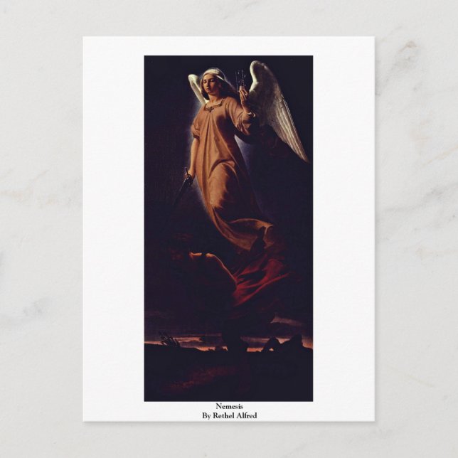 Postal Némesis De Rethel Alfred (Anverso)
