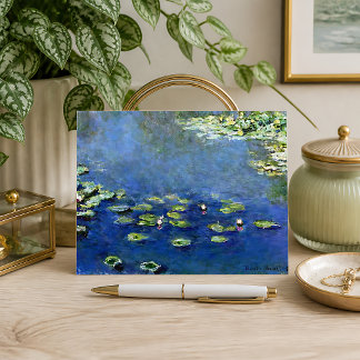 Postal Nenúfares de Claude Monet
