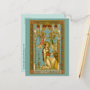 Postal NeoGothic St. Cecilia de Roma (BNG 02) Postcard