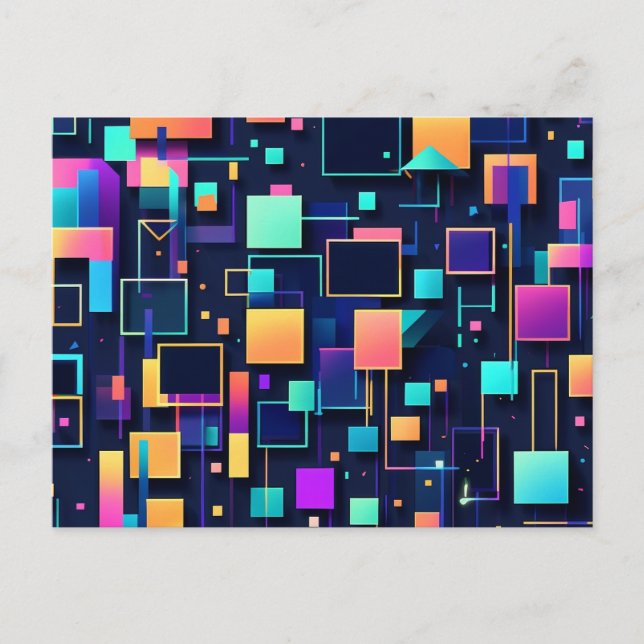 Postal Neon Gridlock (Anverso)
