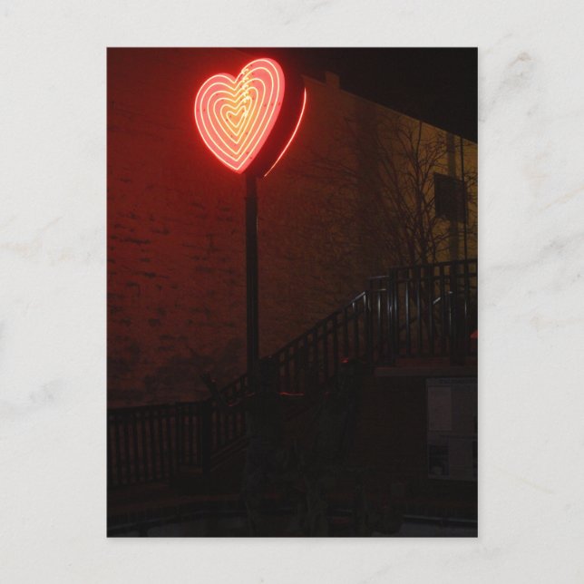 Postal Neon Heart (Anverso)
