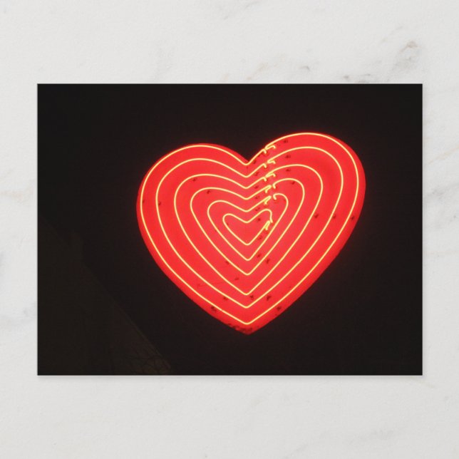 Postal Neon Heart 2 (Anverso)