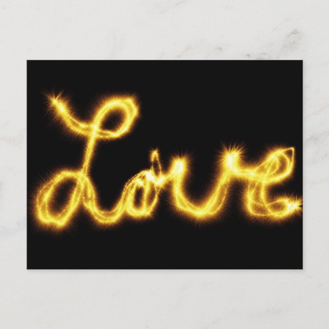 POSTAL NEON LOVE POSTCARDS (Anverso)