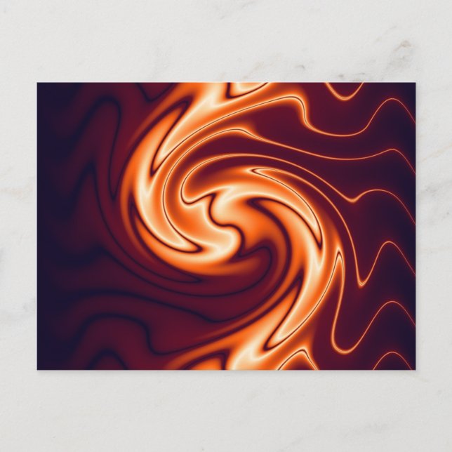 Postal Neon Marbling Postcard (Anverso)