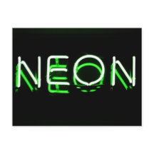 NEON - Rótulo del neón verde