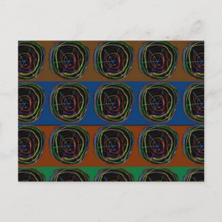Postal NEON Sparkle Gráfico LINE arte
