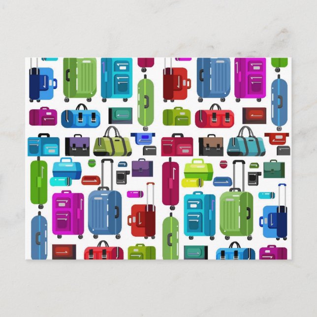 Postal Neon Suitcase (Anverso)