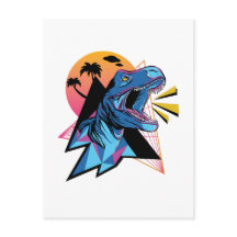 Neon T-Rex Dinosaur Graphics Adolescentes Guay Tre